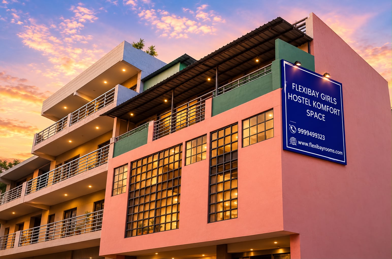Flexibay Girls Hostel Komfort Space